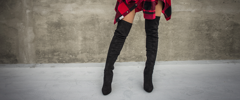 ¿CÓMO USAR LAS BOTAS ARRIBA DE LA RODILLA EN OTOÑO-INVIERNO 2017?