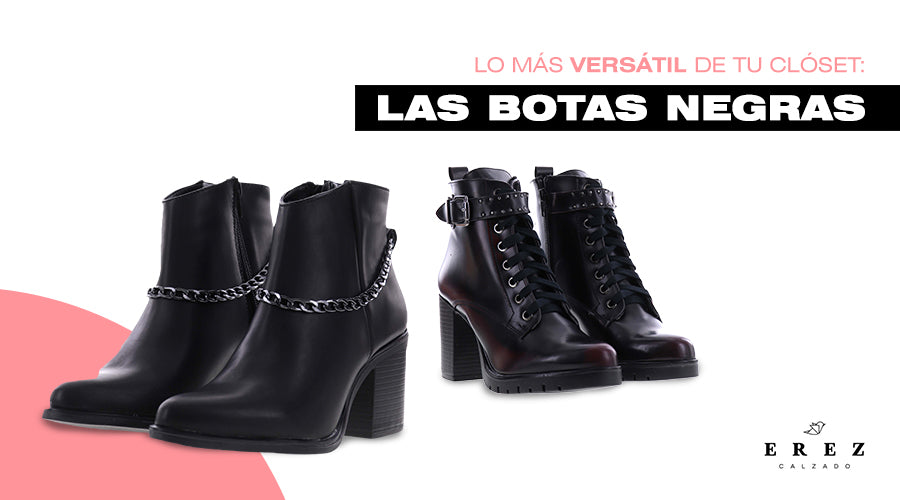 Lo más versátil de tu clóset las botas negras