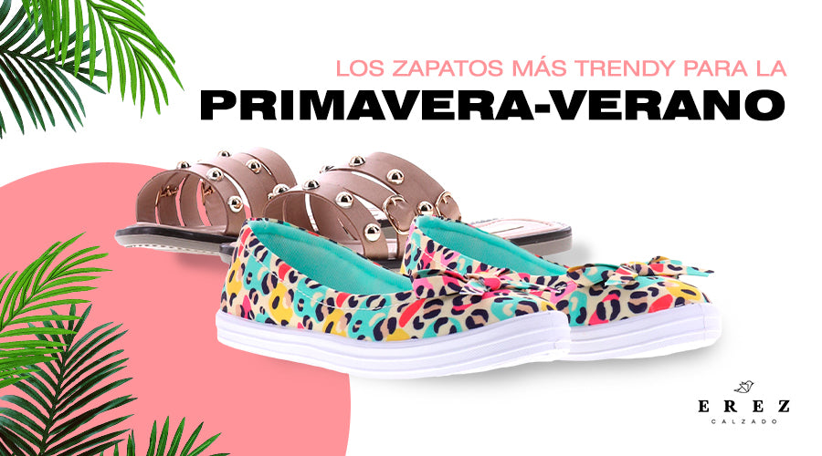 Zapatos en tendencia de primavera-verano