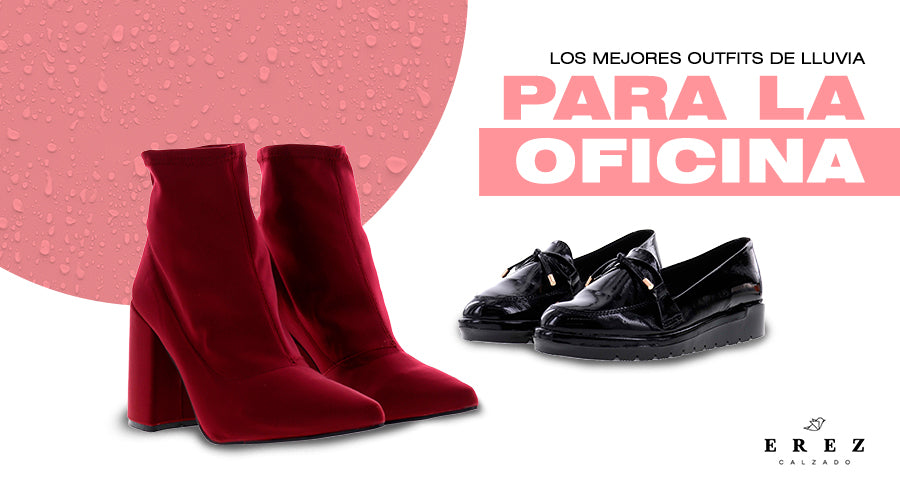 outfit de lluvia para oficina